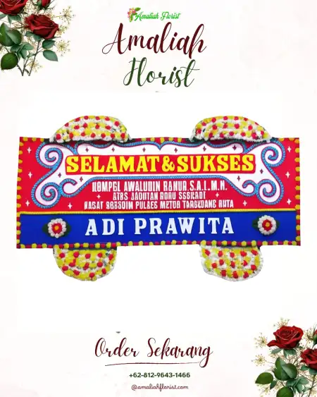 Papan Bunga Ucapan Selamat Jila